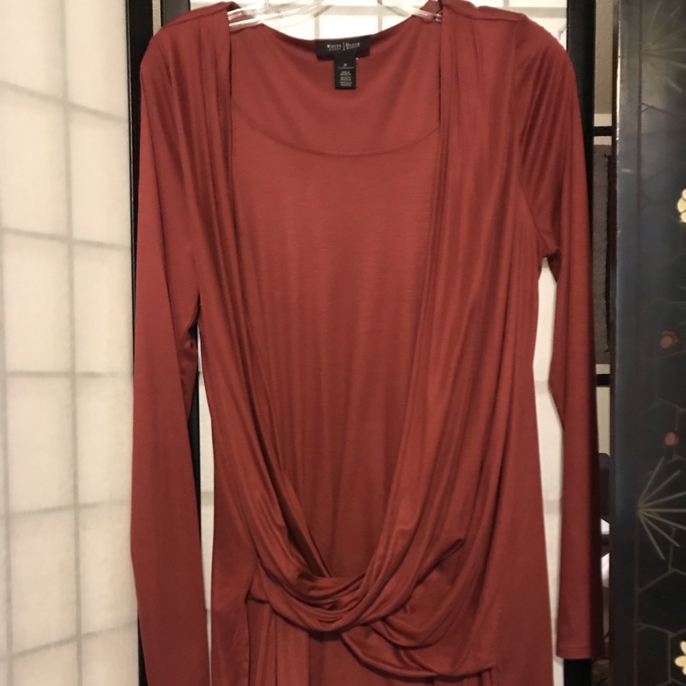 Maroon Front Tie top
